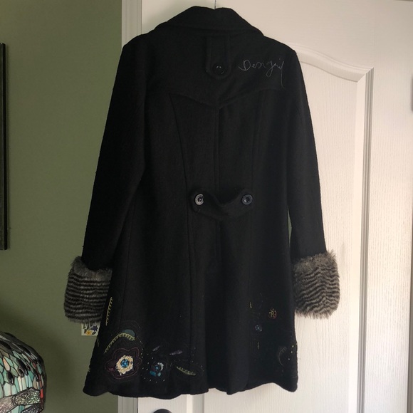 Desigual winter embroidered jacket - Picture 7 of 12